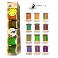 CAMOUFLAGE THREAD UV DISPENSER 12 COLORI